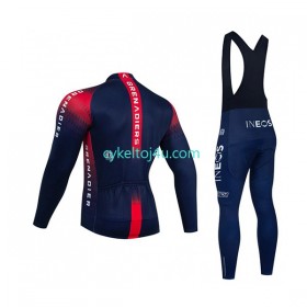 Ineos Grenadiers Cykeltrøje Langærmet + Bib Cykelbukser 2022 N001